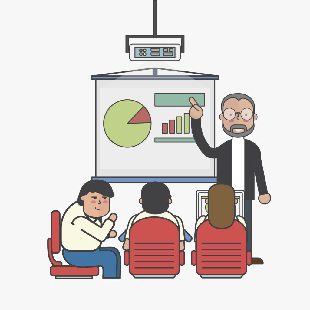 illustration of business people avatar