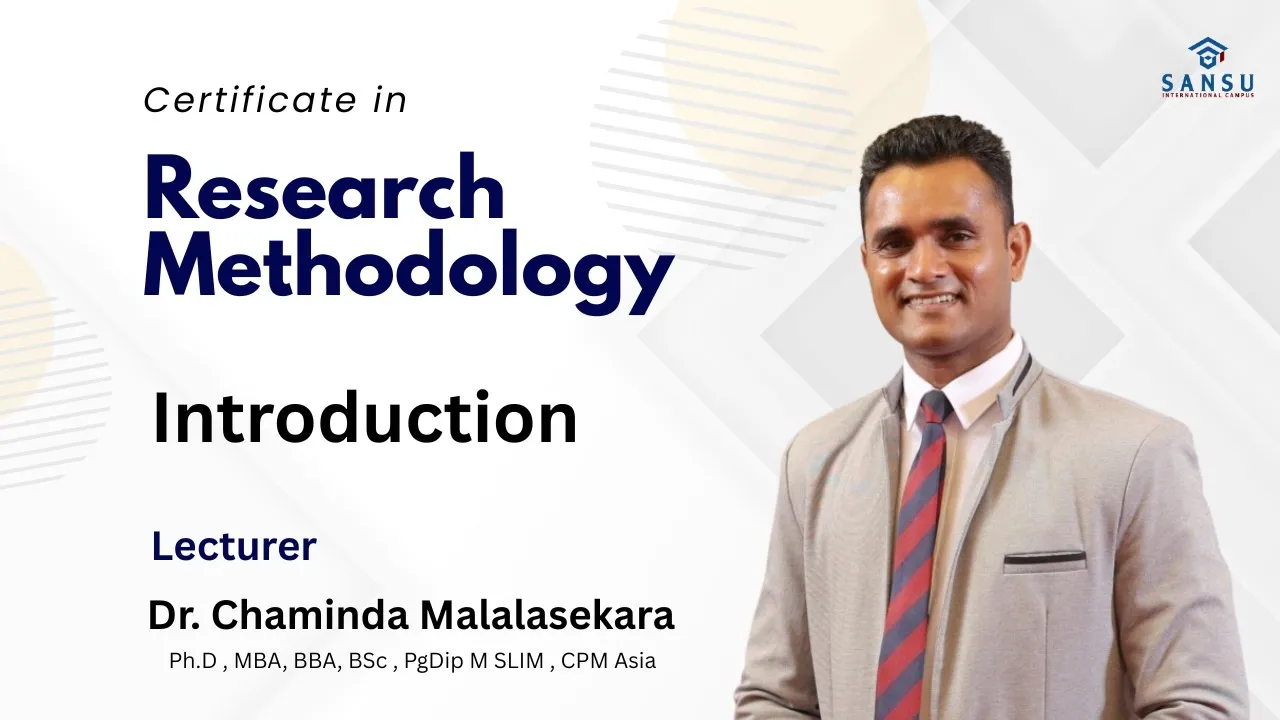 Certificate in Research Methodology